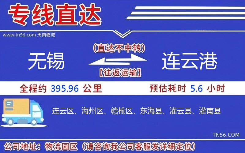 無錫到連云港物流公司 無錫到連云港物流公司